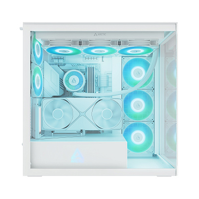 Компьютерный корпус Arctic Xtender VG, White, Clear Glass (ACPCC00017A)