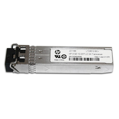 Трансивер HP Enterprise X120 1Gb SFP LC SX (JD118B)