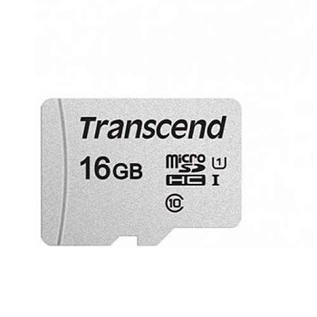 Карта памяти MicroSD 16GB Class 10 U1 Transcend TS16GUSD300S-A (TS16GUSD300S-A)