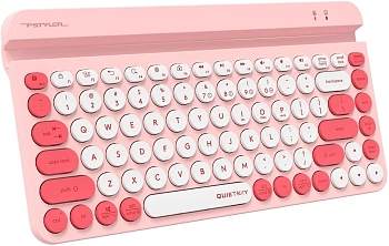 Клавиатура A4Tech Fstyler FBK30, Raspberry, Wireless, Slim, Multimedia (FBK30/RASPBERRY)
