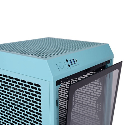 Компьютерный корпус Thermaltake The Tower 200 Turquoise Mini Chassis (CA-1X9-00SBWN-00)