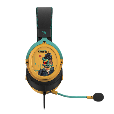 Гарнитура A4Tech Bloody M595 Renegade Black Midnight (M595/RENEGADE MIDNIGHT)