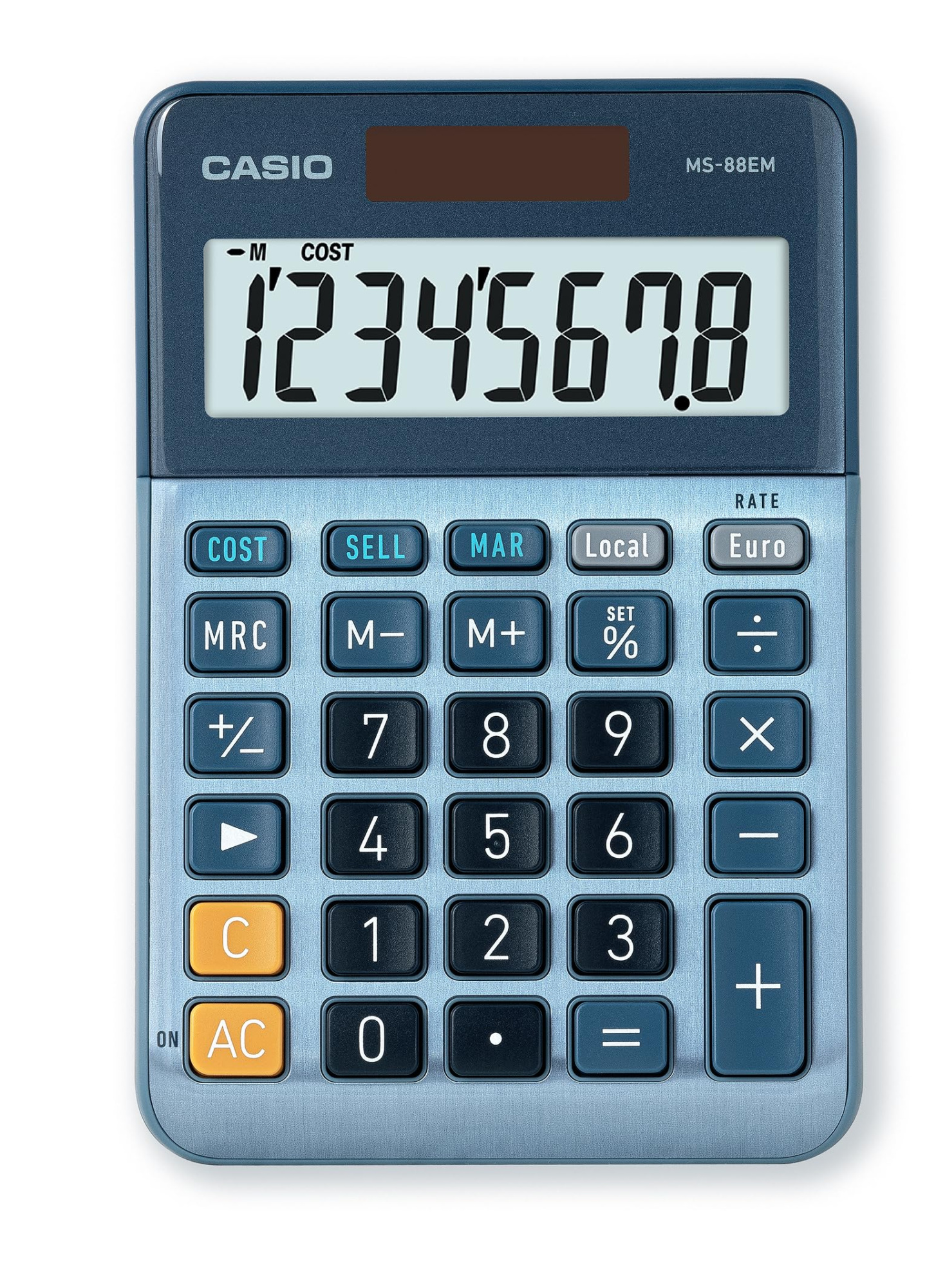 Калькулятор настольный CASIO MS-88EM-W-EP (MS-88EM-W-EP)