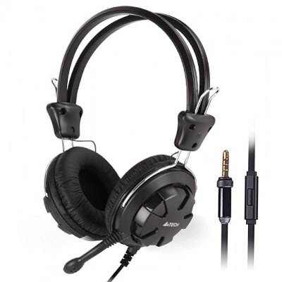 Гарнитура A4Tech HS-28i 1.5m, Black (HS-28I)