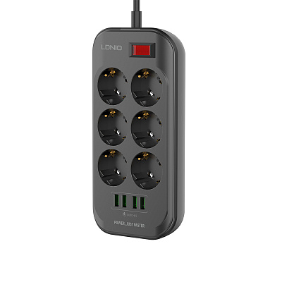 Сетевой фильтр LDNIO Defender SE6403 6 розеток 4 (SE6403)