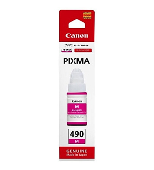Водорастворимые чернила для принтера Canon GI-490 Magenta (0665C001)