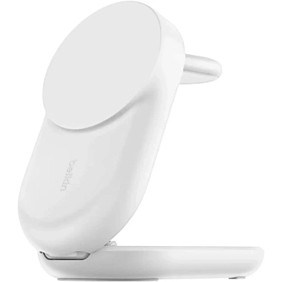 Зарядное устройство для телефонов BELKIN 25w Qi2 3-IN-1 Foldable Charger White (WIZ037KQWH)