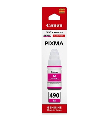 Водорастворимые чернила для принтера Canon GI-490 Magenta (0665C001)