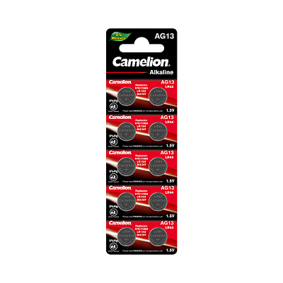 Батарейка CAMELION Alkaline AG13-BP10(0%Hg) 10 шт. в блистере (AG13-BP10(0%Hg))