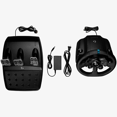 Игровой руль LOGITECH G923 Racing Wheel and Pedals - PC/PS - BLACK - USB (941-000149)