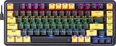 Клавиатура Redragon Elf purple/yellow (71664)