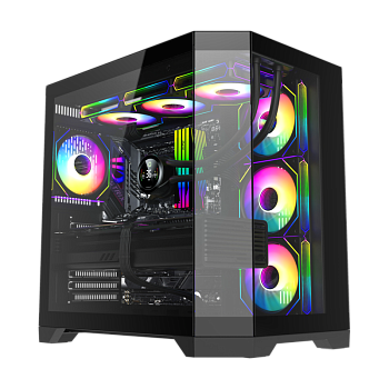 Компьютерный корпус Gamemax Hype-A BK Black (14100902944)