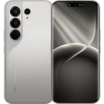 Смартфон TECNO Camon 50 Ultra 5G, 256+8 GB Nebula Titanium (CN7c/256/8GB/Nebula Titanium)