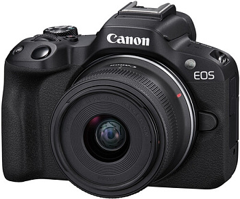 Цифровой фотоаппарат CANON EOS R50 + RF-S 18-45 mm IS STM Creator Kit Black (5811C036)