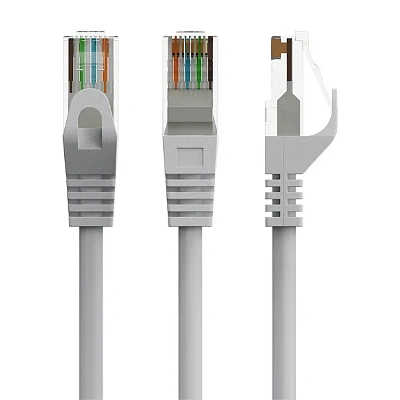 Патч-корд UTP Cablexpert, кат. 6, 0.5м, серый (PP6U-0.5M)