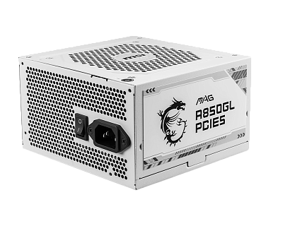 Блок питания MSI MAG A850GL PCIE5 WHITE (MAG A850GL PCIE5 WHITE)