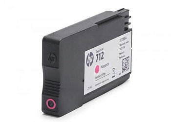 Картридж струйный HP 712 для HP DesignJet, 29 мл, Пурпурный/Magenta (3ED68A)