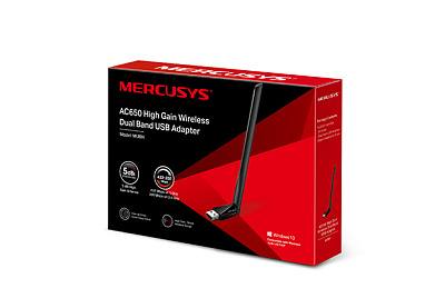 Сетевой адаптер беспроводной USB AC600 Mercusys MU6H  (MU6H(EU))