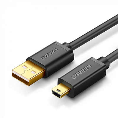 КАБЕЛЬ UGREEN US132 MINI USB - USB TYPE A ДЛИНА 2М, M-M 10386 (10386)
