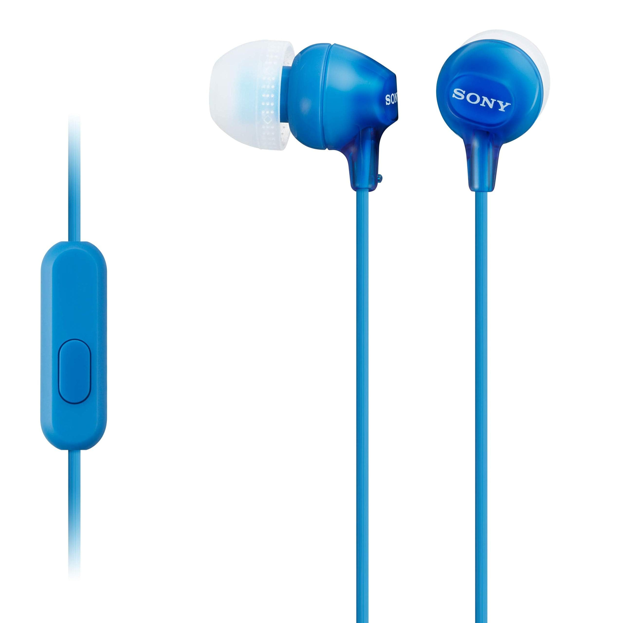 Гарнитура Sony MDR-EX15AP Blue (MDREX15APLIZ)