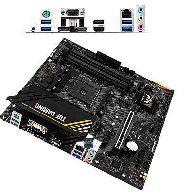 Материнская плата ASUS TUF GAMING A520M-PLUS II AM4 mATX (TUF GAMING A520M-PLUS II)