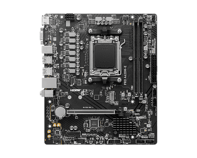 Материнская плата MSI PRO A620M-E, AM5, 2xDDR5, mATX (PRO A620M-E)