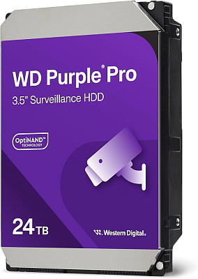 Жесткий диск HDD 24TB WD Purple Pro, 3.5" (WD241PURP)