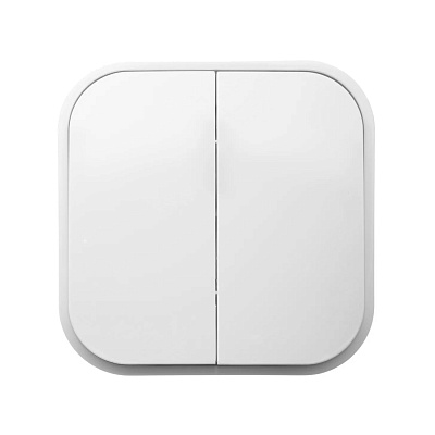 Выключатель двухклавишный Legrand Forix 10A 250В IP20 накладной белый (782402)