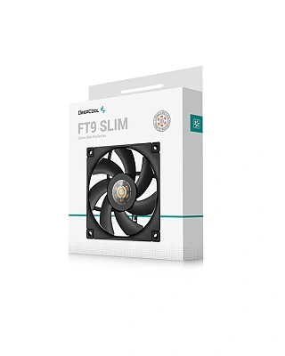 Кулер для компьютерного корпуса Deepcool FT9 SLIM (R-FT9SLIM-BKWPN1-G)