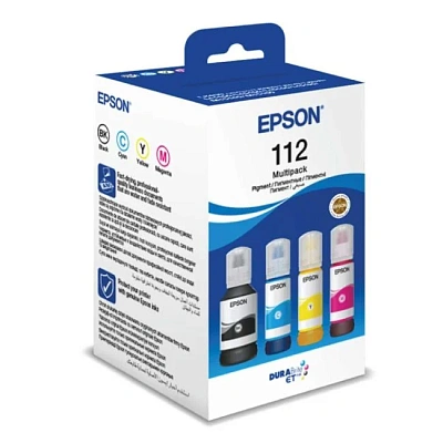 Набор чернил Epson C13T06C64A 112 Eco Tank  4-colour Multipack (260 ml) (C13T06C64A)