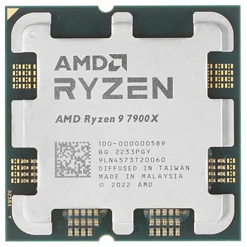 Процессор AMD Ryzen 9 7900X, AM5, OEM (100-000000589 OEM)