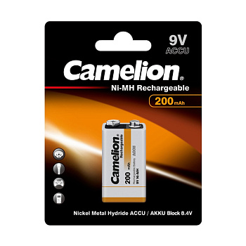 Аккумулятор CAMELION Rechargeable Ni-MH NH-9V200BP1 (NH-9V200BP1)