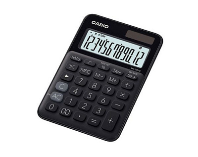 Калькулятор настольный CASIO MS-20UC-BK-W-EC (MS-20UC-BK-W-EC)
