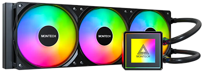 Водяное охлаждение для CPU Montech PureFlow ARGB 360, Black (PureFlow ARGB 360 (B))