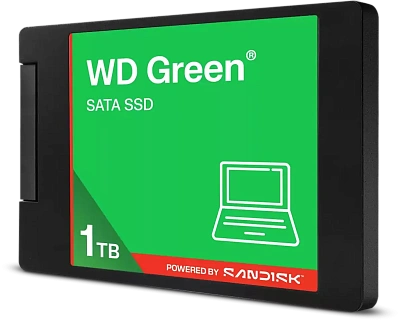 Твердотельный накопитель SSD POWERED BY SANDISK WD Green 1TB 2.5' (WDS100T5G0A)