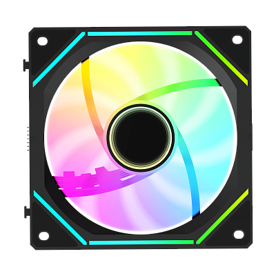 Вентилятор для корпуса Ocypus Gamma F12 UNI BK ARGB 3-IN-1 (Gamma-F12-BK3AM00U-GL)