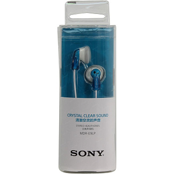 Наушники-вкладыши Sony MDR-E9LP, цвет синий (MDRE9LPL.E)