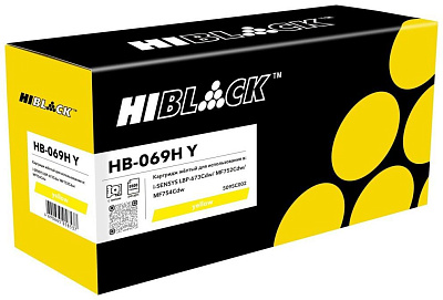 Картридж Hi-Black для Canon (HB-069H Y) 