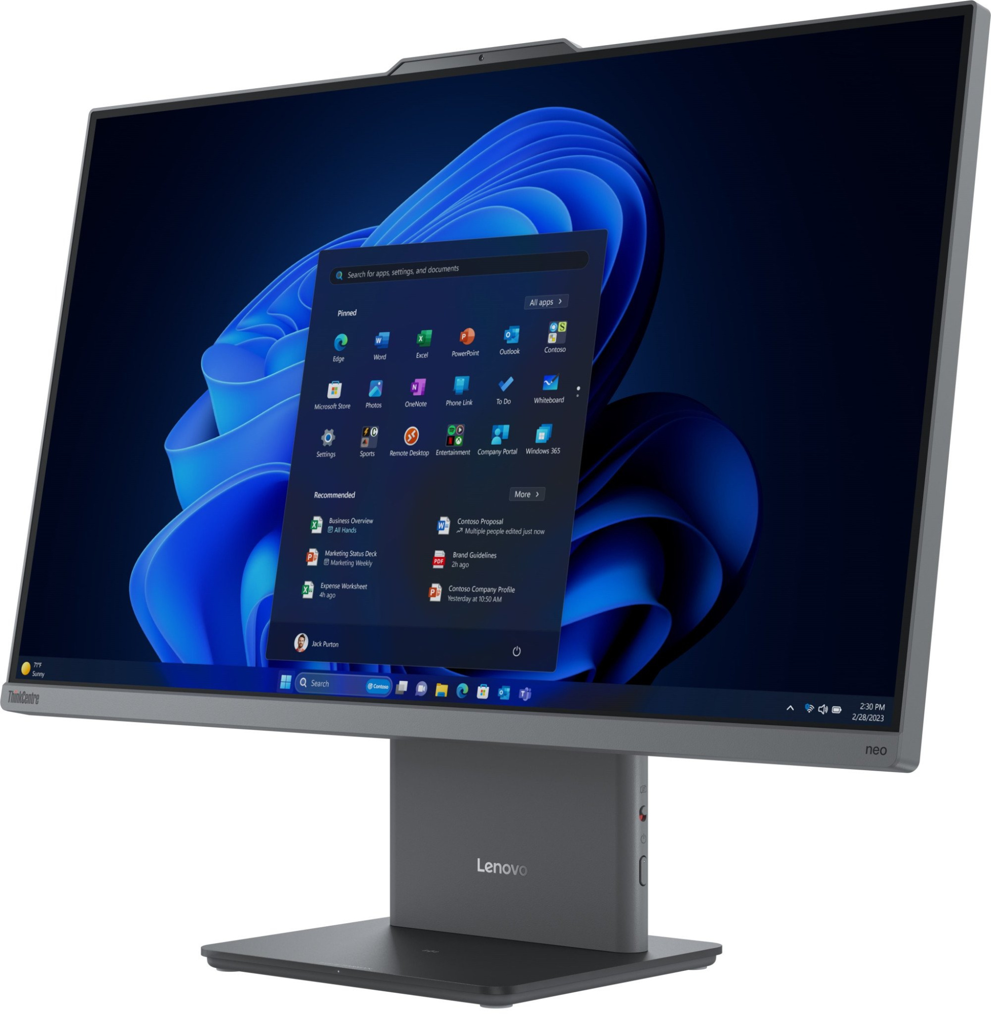 Моноблок Lenovo ThinkCentre Neo 50a Gen 5 27" (12SB0013RU)