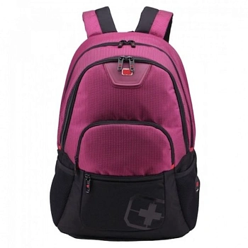 Рюкзак для ноутбука 16" Continent BP-305 PP, Black-Purple, Нейлон/Полиэстер (BP-305 PP)