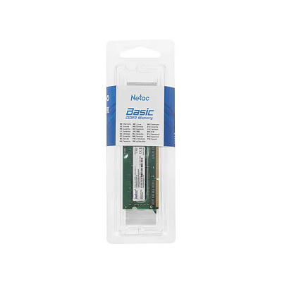 Оперативная память для ноутбука Netac NTBSD3N16SP-04 DDR3 4GB 1600MHz (NTBSD3N16SP-04)
