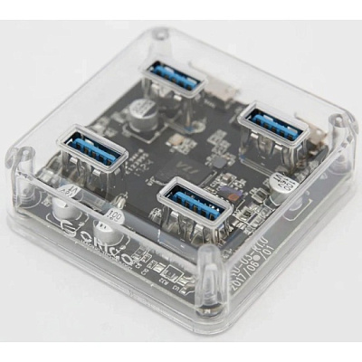 USB Хаб ORICO MH4UC-U3-10-CR-BP  (MH4UC-U3-10-CR-BP)