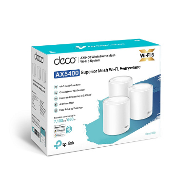 Беспроводная MESH-система Wi-Fi TP-Link Deco X60(3-pack) (Deco X60(3-pack))