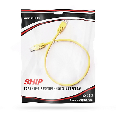Патч Корд SHIP Cat.5e FTP LSZH RJ-45 0.5 м S4025YL0050-P (S4025YL0050-P)
