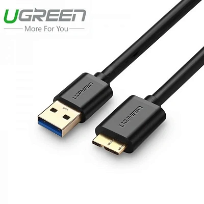 Кабель USB 3.0 - micro USB, 5Gbps, 2.1A, 0.5m US130 (10840)