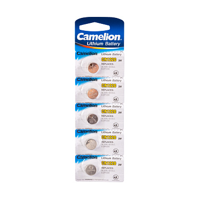 Батарейка CAMELION Lithium CR1220-BP5 5 шт. в блистере (CR1220-BP5)