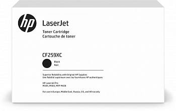 Лазерный контрактный картридж оригинал, увеличенной емкости HP LaserJet 59X, черный (CF259XC)