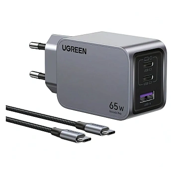 Зарядное устройство 65W, GaNInfinity X755 (25871)