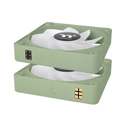 Кулер для компьютерного корпуса Thermaltake CT120 ARGB Sync PC Cooling Fan Matcha Green 3 pack (CL-F198-PL12MG-A)
