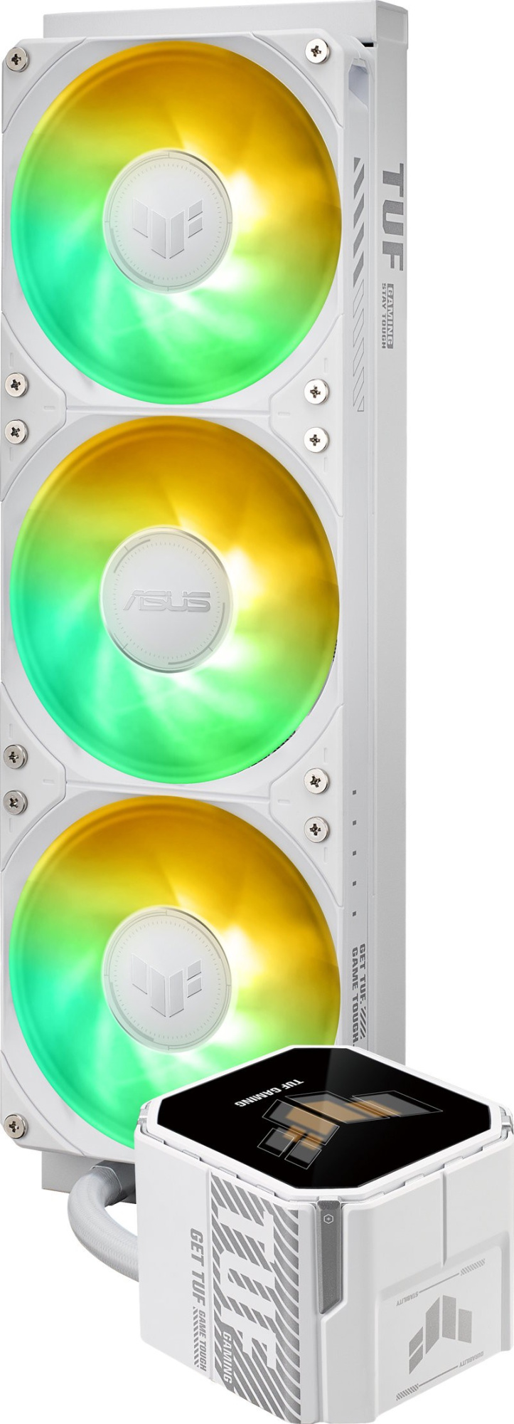 Водяное охлаждение CPU Asus TUF Gaming LC III 360 ARGB LCD White Edition (TUF GAMING LC III 360 ARGB LCD WHT)